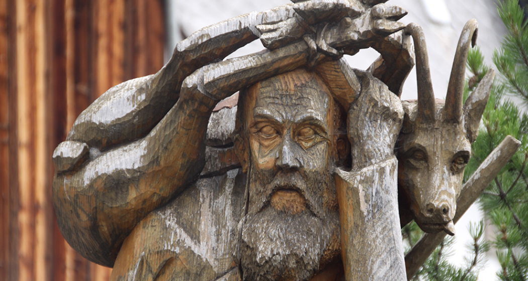 Statue Pater Alexander Lozza Statue Pater Alexander Lozza