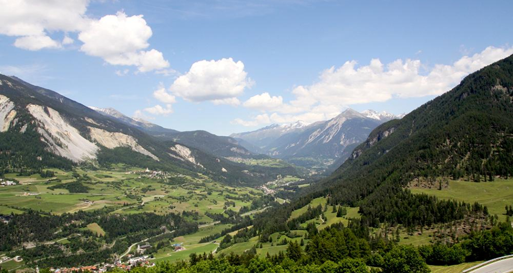 Weitblick ins untere Albulatal Weitblick ins untere Albulatal