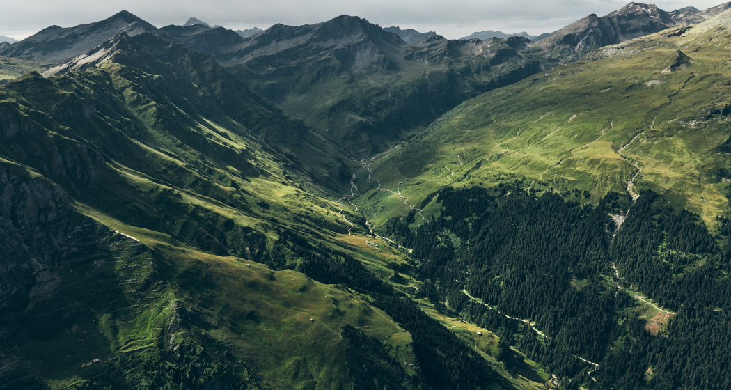 Peiltal mit Valser Berge Peiltal mit Valser Berge