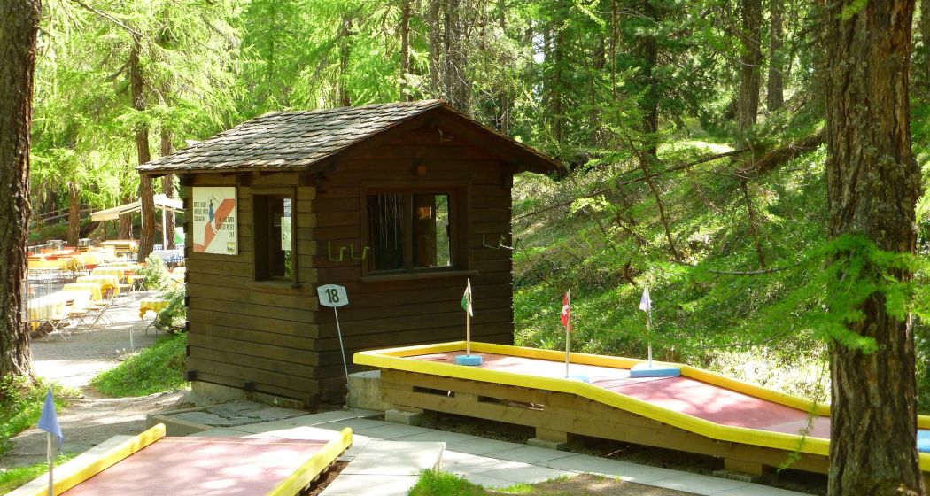 Minigolf beim Hotel Waldhaus