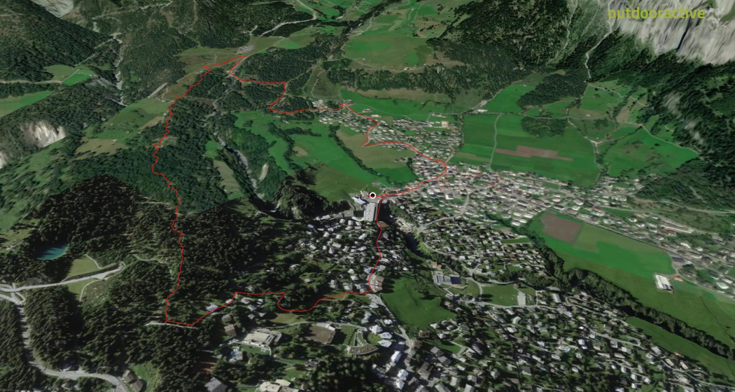 Mountainbike-tour in Flims Laax Falera: Runca Trail via Runca Höhe (12G) Mountainbike-tour in Flims Laax Falera: Runca Trail via Runca Höhe (12G)