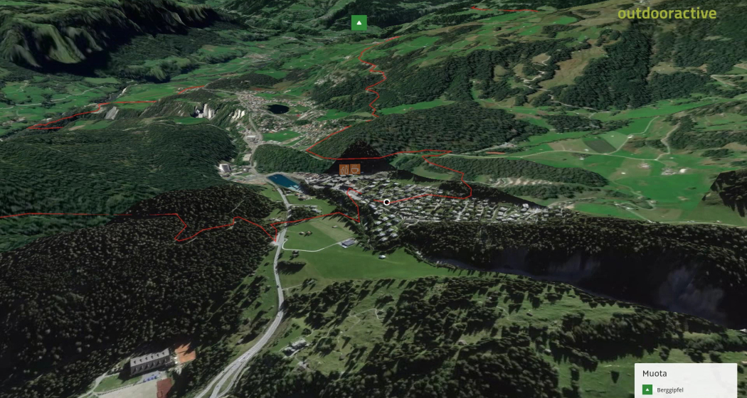 Radtour in Flims Laax Falera: Von Laax über die Sonnenhänge der Surselva zum Panixersee