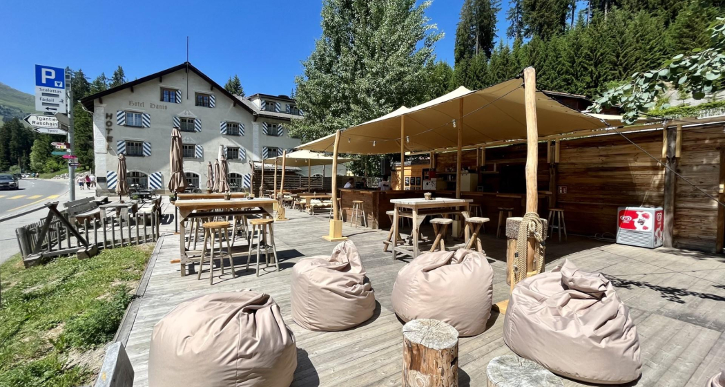Die Hütte Lenzerheide Terasse Die Hütte Lenzerheide Terasse