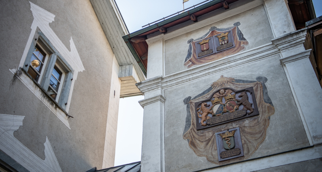 Haus Schmid von Grüneck am Obertor, Ilanz (oua_86499007_image) Haus Schmid von Grüneck am Obertor, Ilanz (oua_86499007_image)