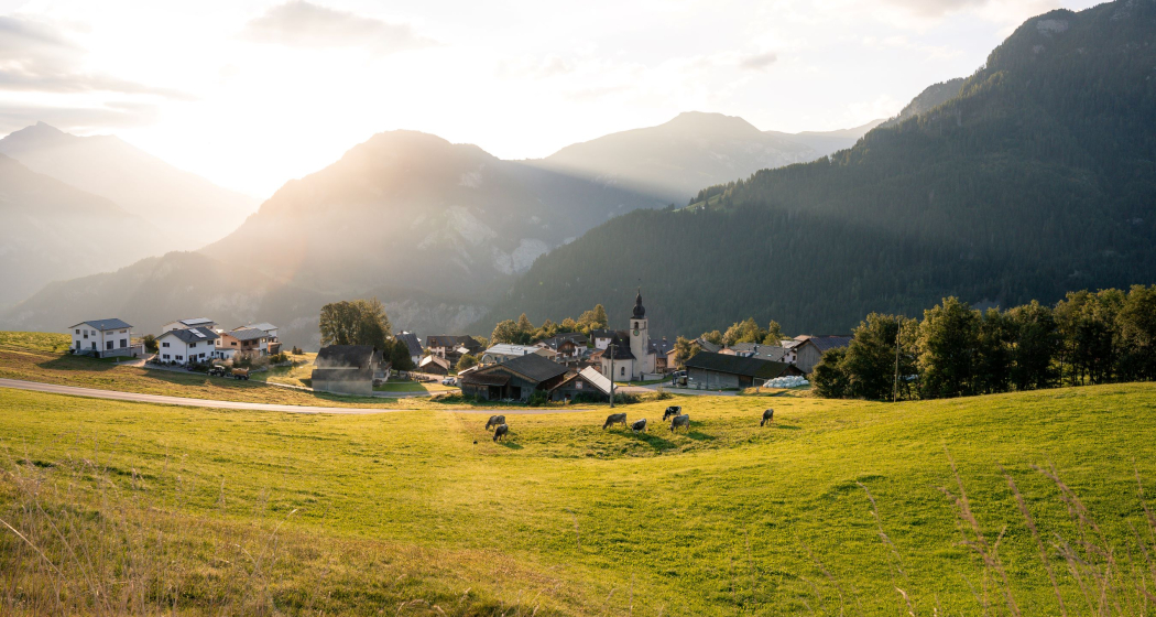 Sonnenaufgang Urmein Heinzenberg Sonnenaufgang Urmein Heinzenberg
