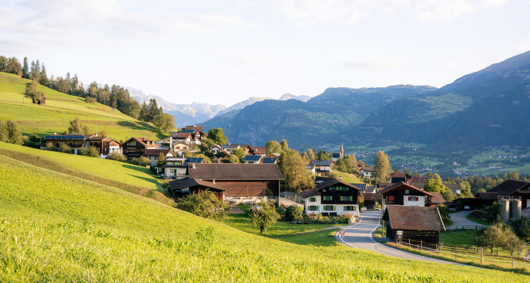 Masein Dorf im Sommer Masein Dorf im Sommer