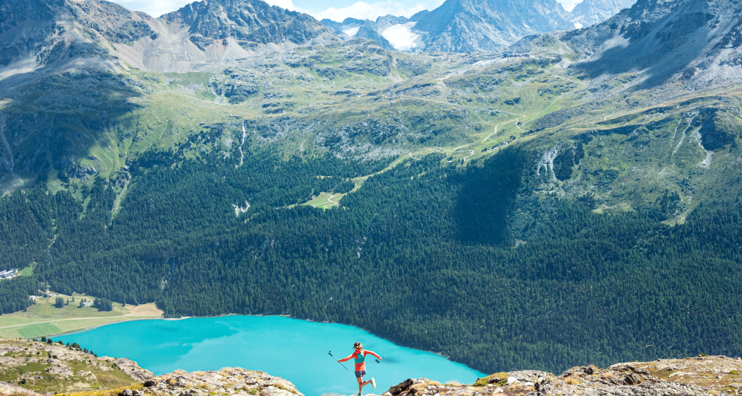 Blick auf den Silvaplanersee Blick auf den Silvaplanersee