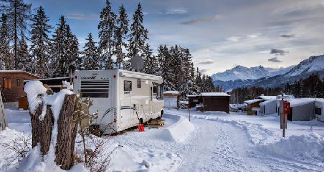 Camping St. Cassian Lantsch / Lenz im Winter Camping St. Cassian Lantsch / Lenz im Winter