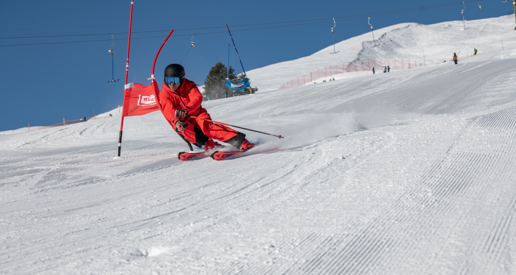 Carlo Janka auf der Skimovie Piste im Skigebiet BWA Carlo Janka auf der Skimovie Piste im Skigebiet BWA