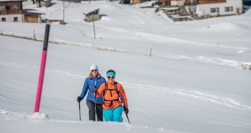 Beim Start der Tour mit Markierung bis Huot