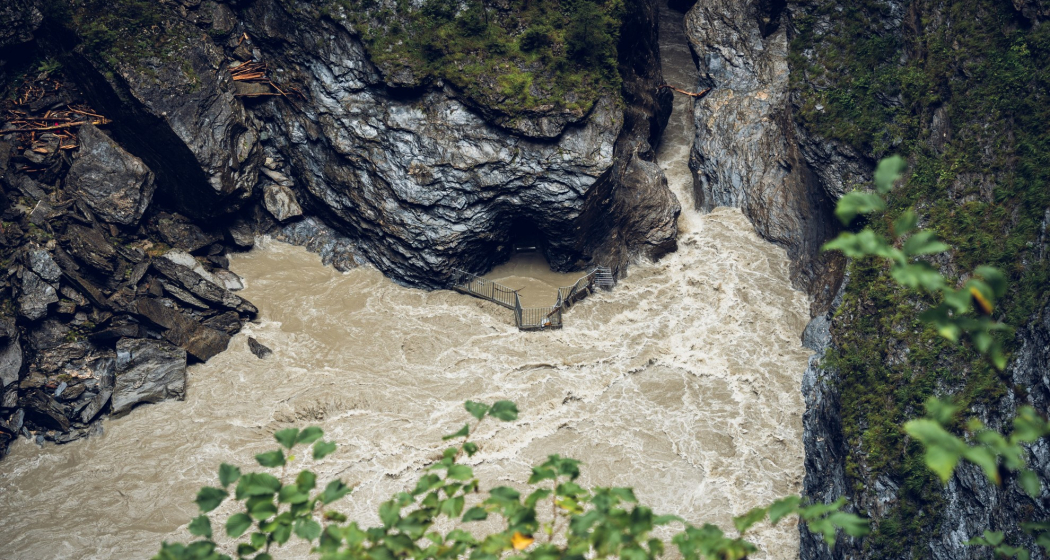 Hochwasser Viamala-Schlucht
