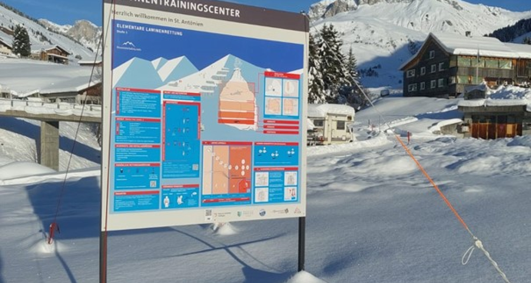 Lawinensuchfeld St. Antönien Platz