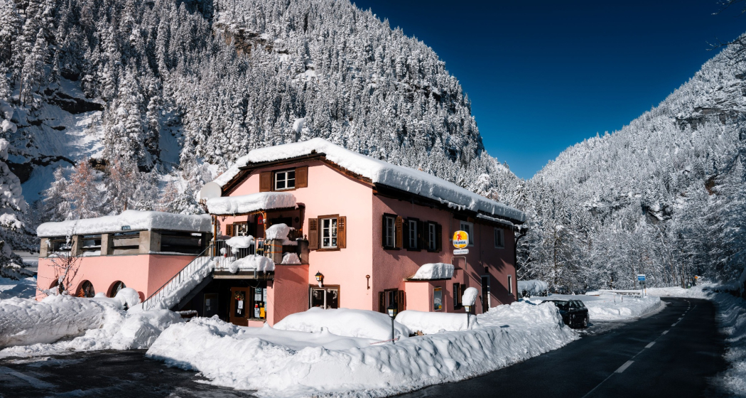 Restaurant Camping Rania im Winter Restaurant Camping Rania im Winter