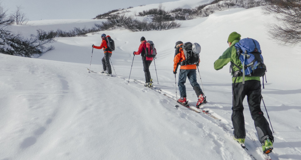Aufstieg kurz nach dem Start Aufstieg kurz nach dem Start