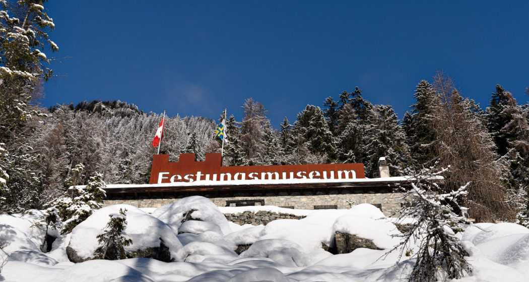 Festungsmuseum Crestawald im Winter Festungsmuseum Crestawald im Winter