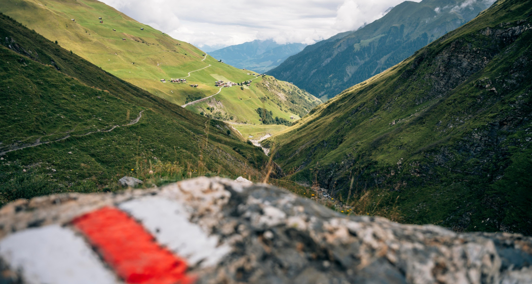 Blick zurück zum Ausgangspunkt Puzzatsch