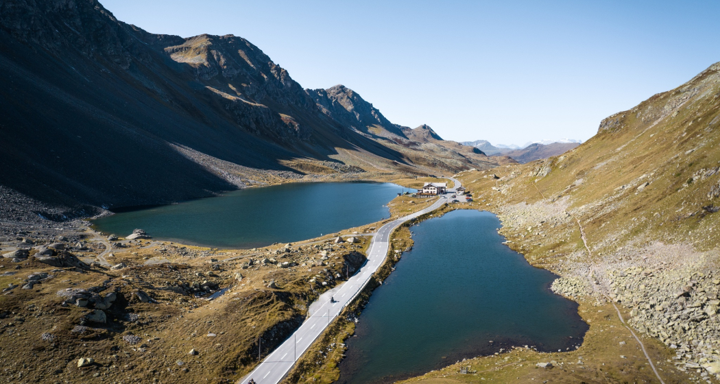 Flüelapass mit Seen Flüelapass mit Seen