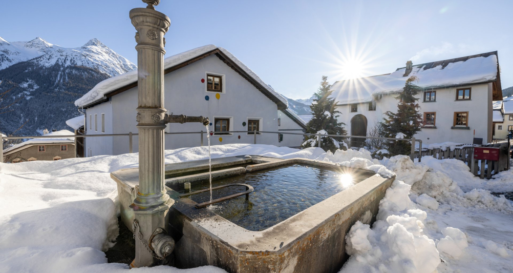 Brunnen in Tschlin Brunnen in Tschlin