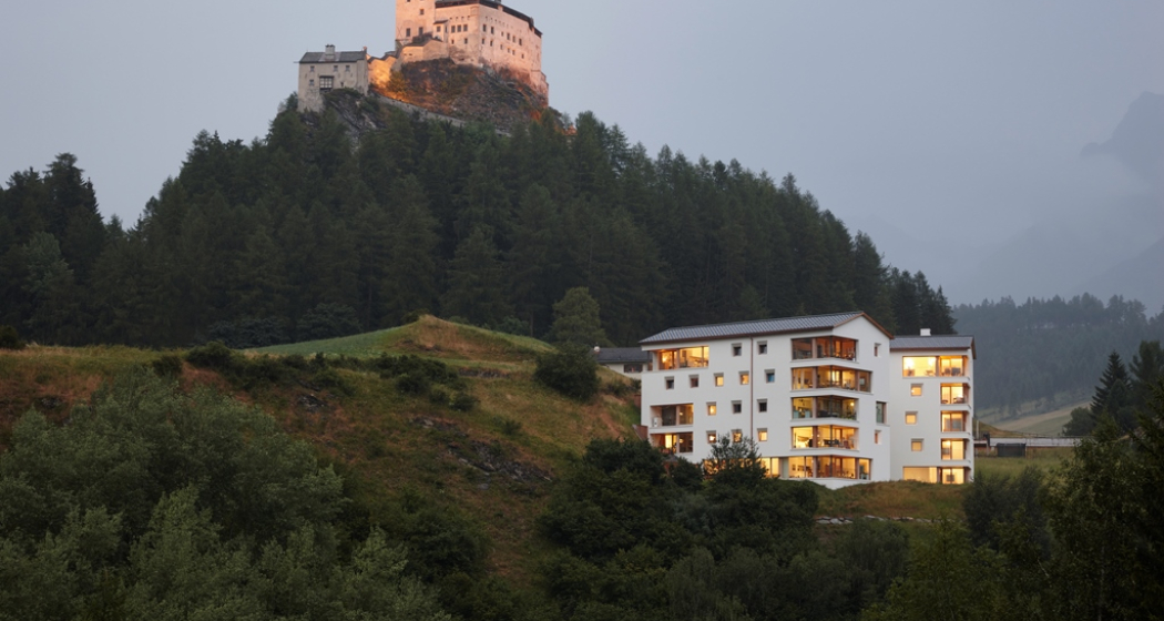 Überbauung Curtin Tarasp Überbauung Curtin Tarasp
