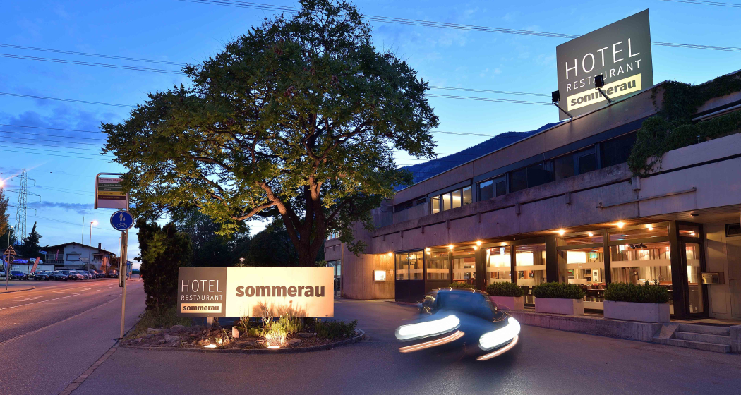 Eingang Hotel Sommerau Eingang Hotel Sommerau