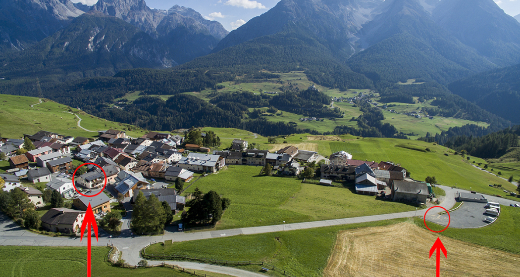 Aussenansicht + Parkplätze Aussenansicht + Parkplätze