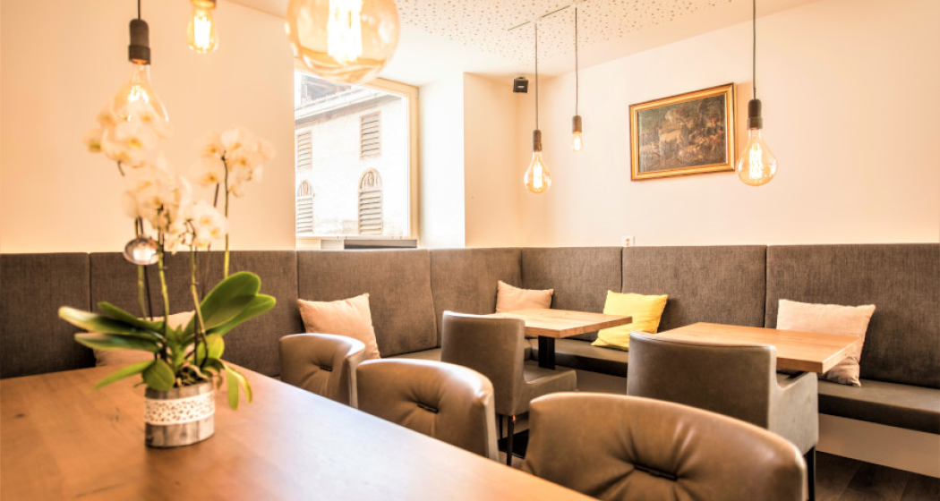 Das Cafè-Bistro im Parterre Das Cafè-Bistro im Parterre