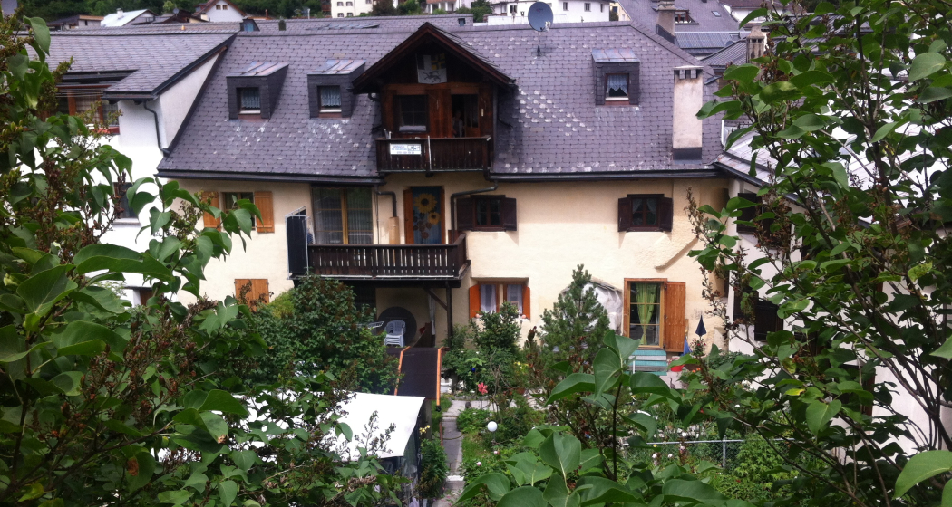 Südansicht Chasa Brunold (Seite Garten)