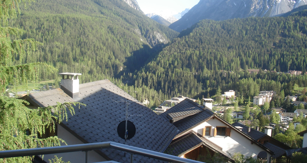 Aussicht Richtung Süden von der Terrasse Aussicht Richtung Süden von der Terrasse