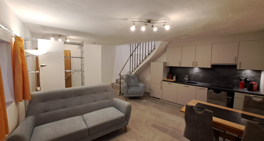 Wohnzimmer und Küche Wohnzimmer und Küche
