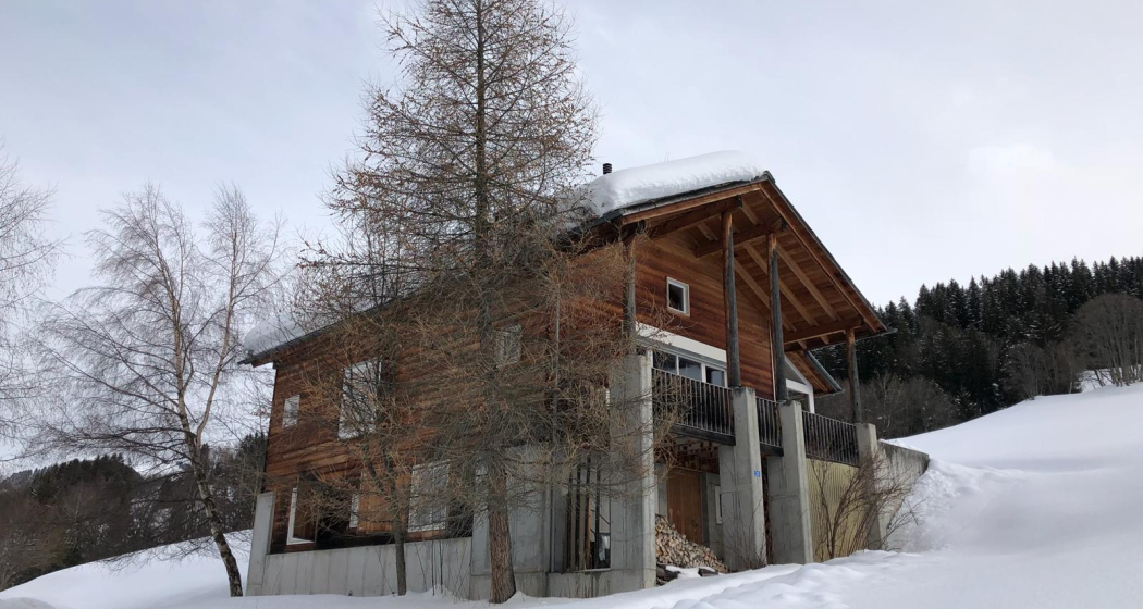 Ferienhaus Becht, Tschappina - Ansicht Winter