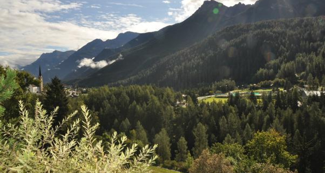 Panoramablick auf die Unterengadiner Dolomiten Panoramablick auf die Unterengadiner Dolomiten
