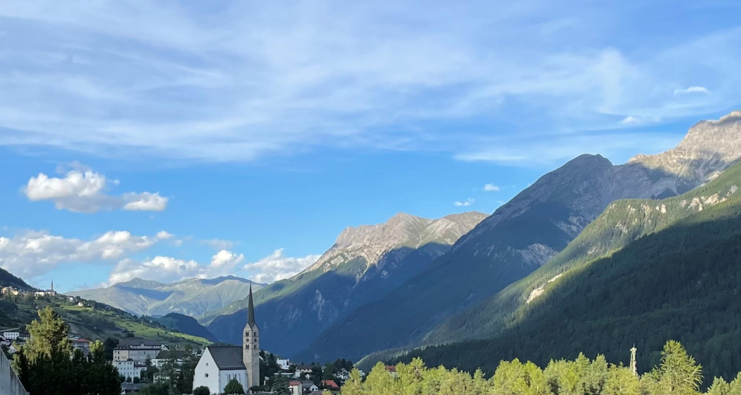 Aussicht Unterengadiner Bergwelt Aussicht Unterengadiner Bergwelt