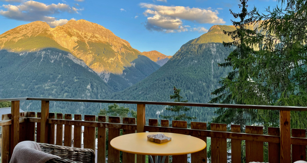 Aussicht Unterengadiner Bergwelt Aussicht Unterengadiner Bergwelt