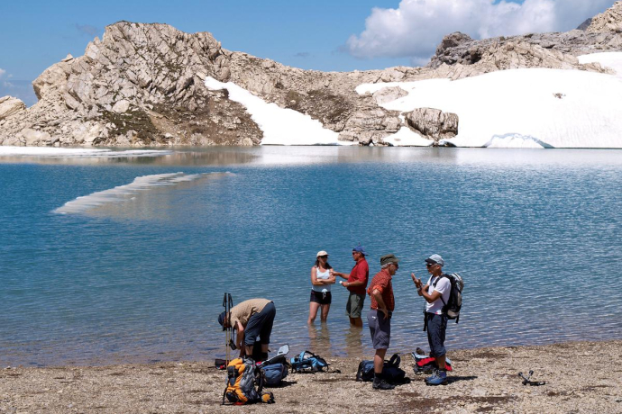 Lago sotto Fuorcla digl Leget Lago sotto Fuorcla digl Leget