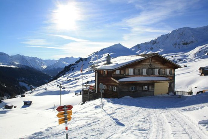 Berggasthaus Strassberg en hiver Berggasthaus Strassberg en hiver