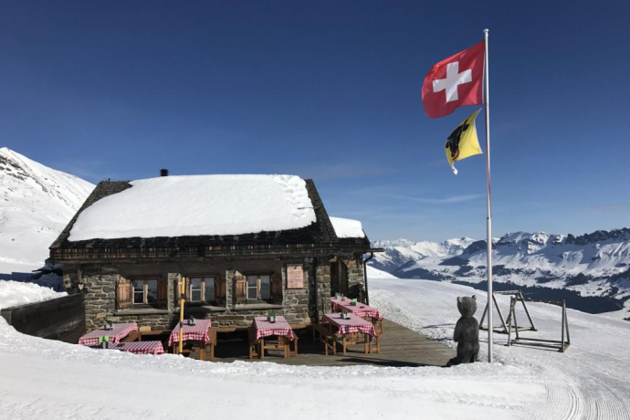 June hut winter June hut winter