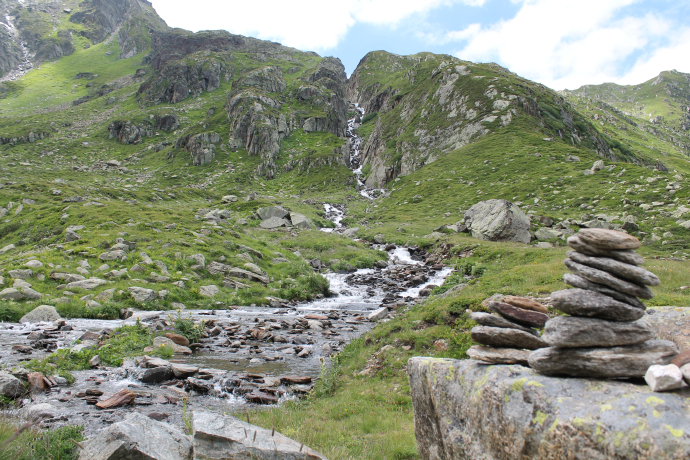 Plidutscha-der Rhein auf seinen ersten Metern