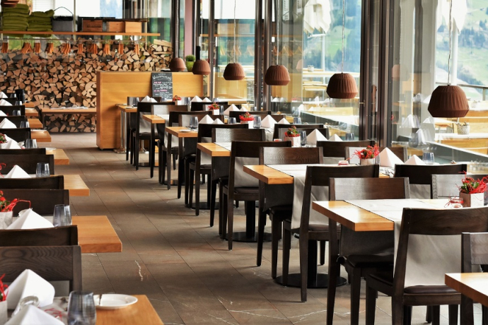 Panorama Restaurant vom The Alpina Mountain Resort