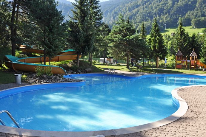 Ideales Schwimmbad für Familien mit kleineren Kindern