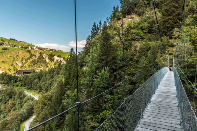 Suspension bridge Val da Silgin Suspension bridge Val da Silgin