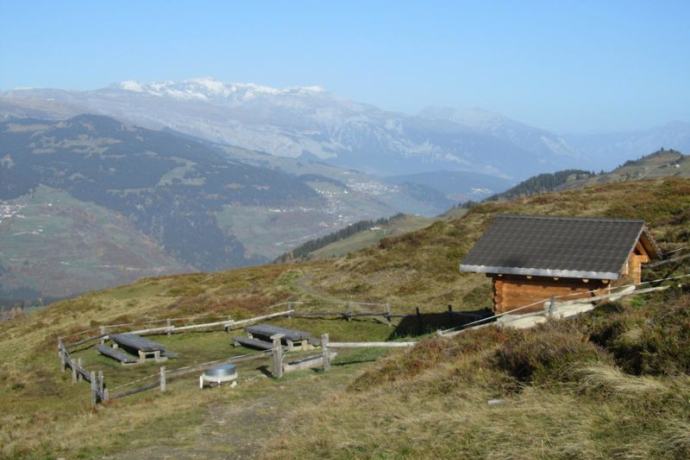 Feuerstelle Plàmpoort, Obersaxen Feuerstelle Plàmpoort, Obersaxen