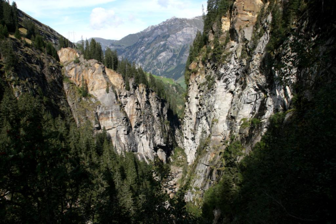 Rotabärg Schlucht; Foto: A. Vieli Rotabärg Schlucht; Foto: A. Vieli