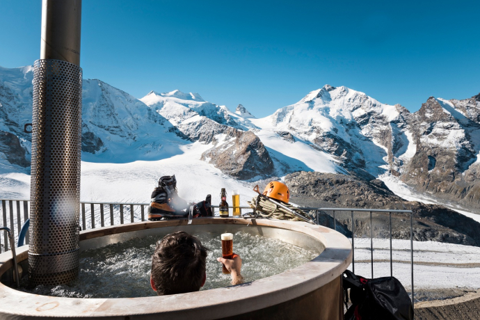 Jacuzzi auf Diavolezza Jacuzzi auf Diavolezza