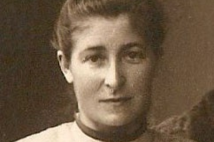 Baba Uffer – Magd der Familie Segantini und Modell für viele von Giovanni Segantinis Bildern.