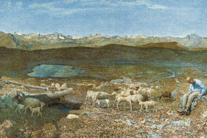 Pascoli alpini, 1893-1895: (169 × 278 cm, olio su tela, Kunsthaus Zürich).