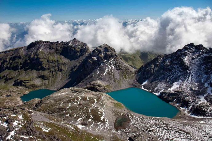 Felsriegel und Gletscherschliff