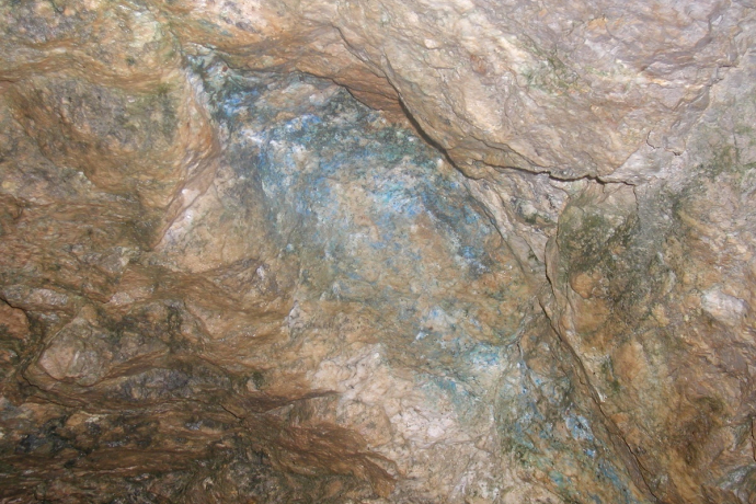 Minéralisation dans la mine Gnapperchopf