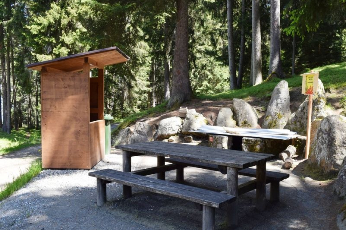 Feuerstelle Dachlisee, Obersaxen Feuerstelle Dachlisee, Obersaxen