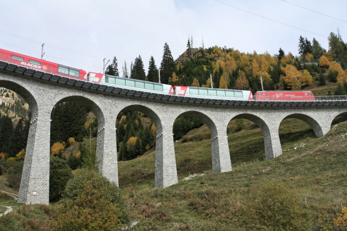 Railway Viaduct Val Bugnei Railway Viaduct Val Bugnei