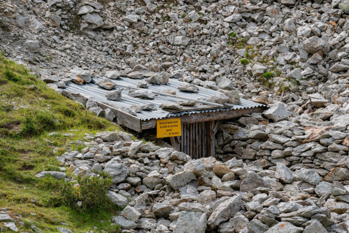 Mine d'argent sur l'Alp Taspegn